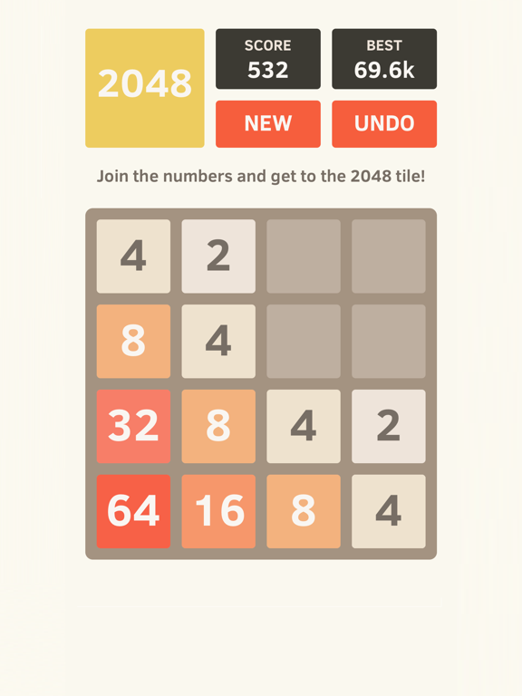 Screenshot #4 pour 2048 by Gabriele Cirulli