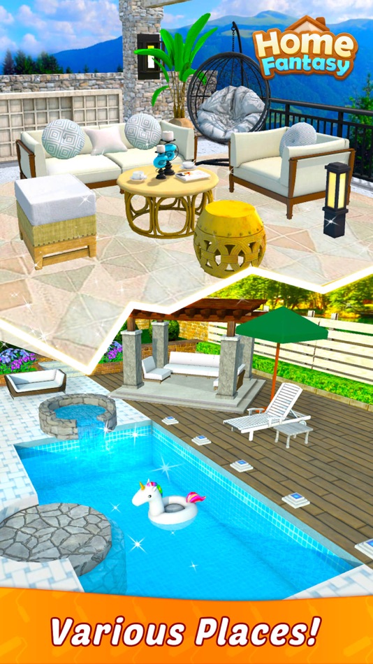 #5. Home Fantasy: Home Design Game (iOS) Podle: Smart Fun Limited