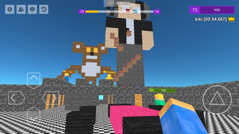 Parkour Craft:Online PvP Games screenshot 1