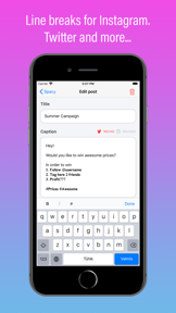 Spacy: Create Line Breaks screenshot