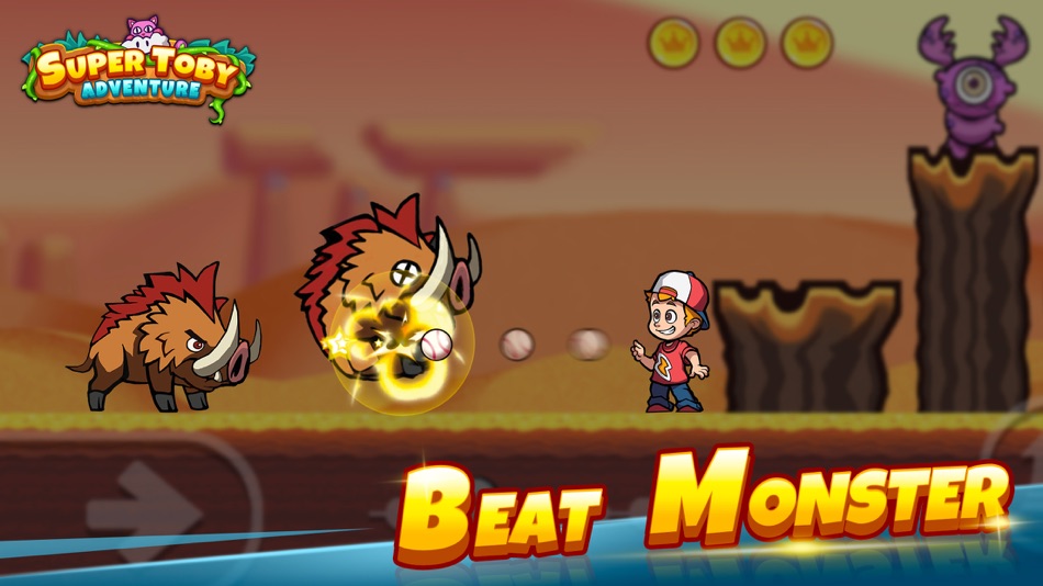 #3. Super Toby Adventure (iOS) بواسطة: TIPTOP GAME LIMITED