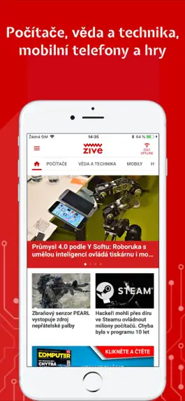 Game screenshot Živě.cz a časopis Computer mod apk