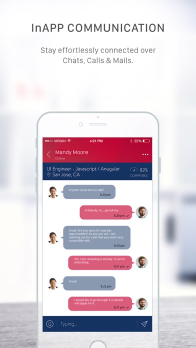 OnBlick Employer Screenshot