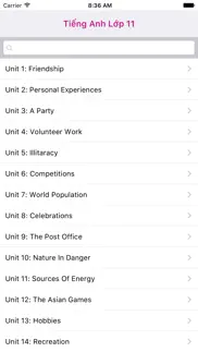 tieng anh lop 11 - english 11 iphone screenshot 4