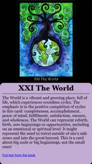 tarot of trees iphone screenshot 4