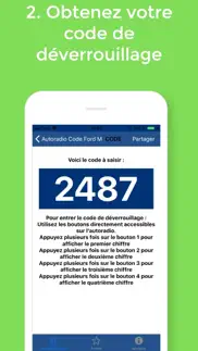 autoradio code for ford m iPhone Captures Décran 3