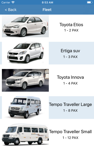 Screenshot #3 pour NRI Taxi Service