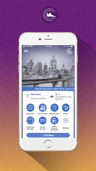 Chennai Metro Rail Screenshot