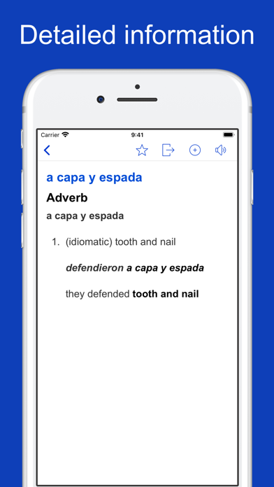 Screenshot #2 pour Spanish Idiom Dictionary