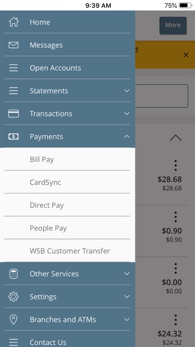 WaterStone Bank Digital Screenshot