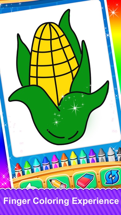 Fruits and Vegetable Coloring screenshot 2
