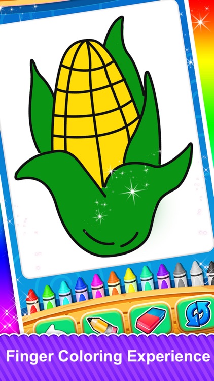 Fruits and Vegetable Coloring