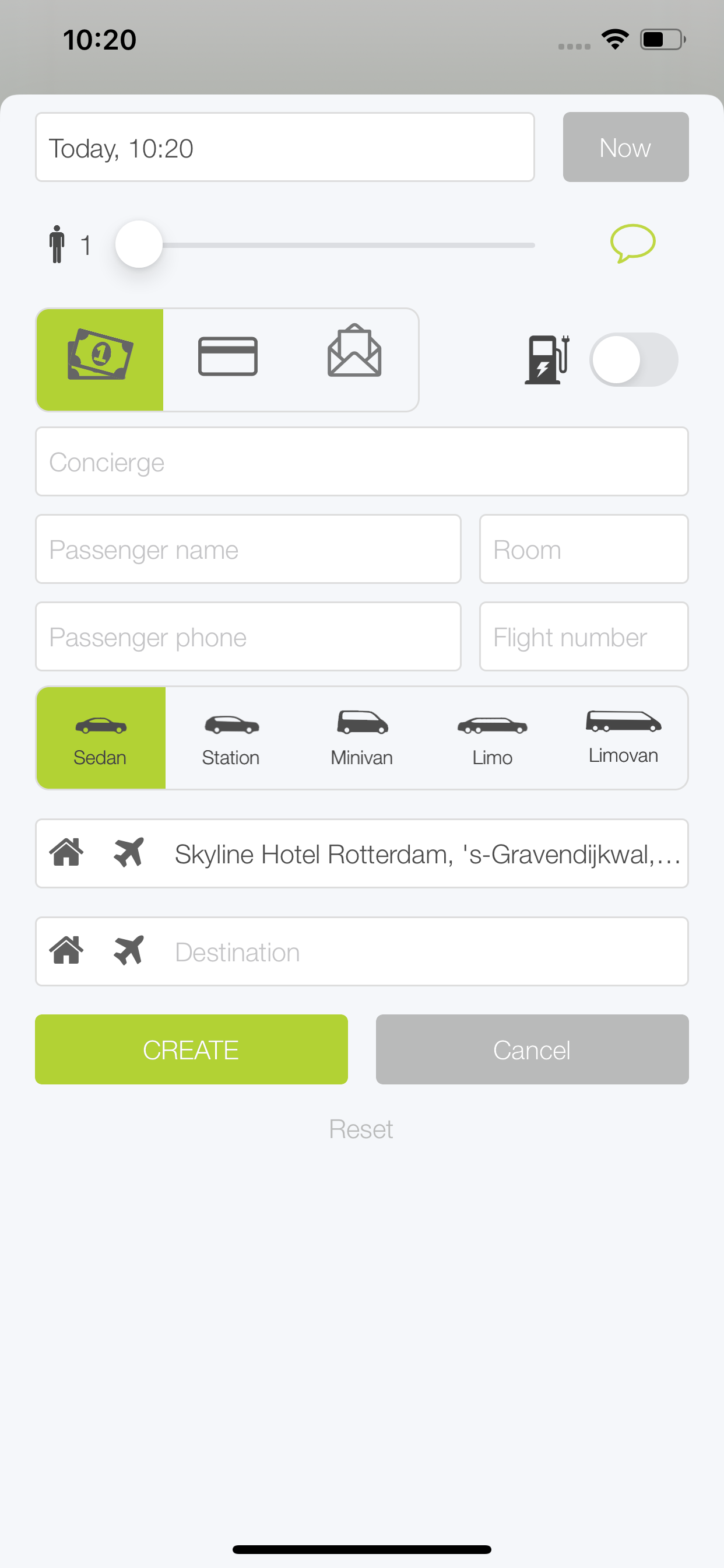 Inocab Booking