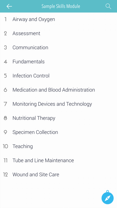 Skills Hub: Nursing Skills App Screenshot