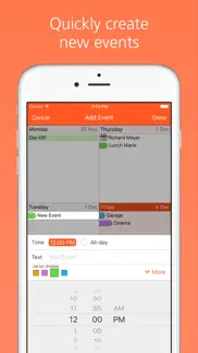 easy calendar iphone screenshot 2