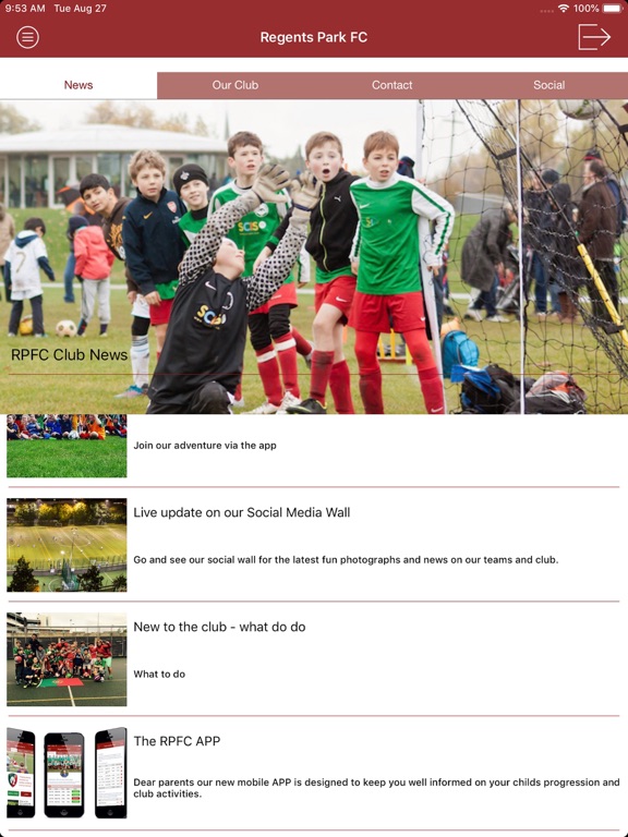 Screenshot #5 pour Regents Park FC