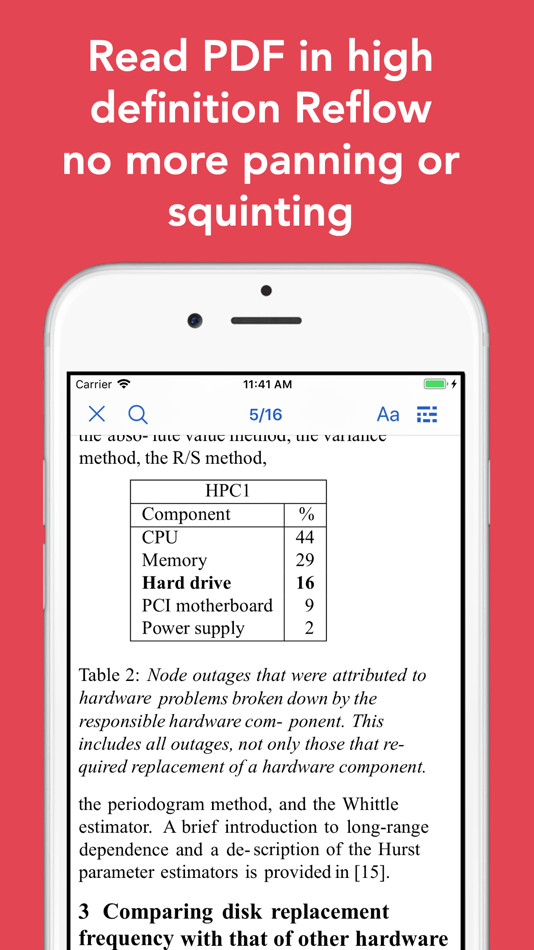 #1. PDF Reflow (iOS) 由: AppBlit LLC
