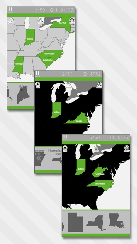 Enjoy Learning U.S. Map Puzzle screenshot 2