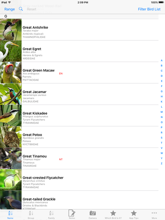 Screenshot #5 pour Panama Birds Field Guide Basic