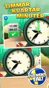Lär dig klockan med Miniklubb screenshot