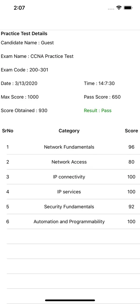 Exam Sim For CCNA 200-301