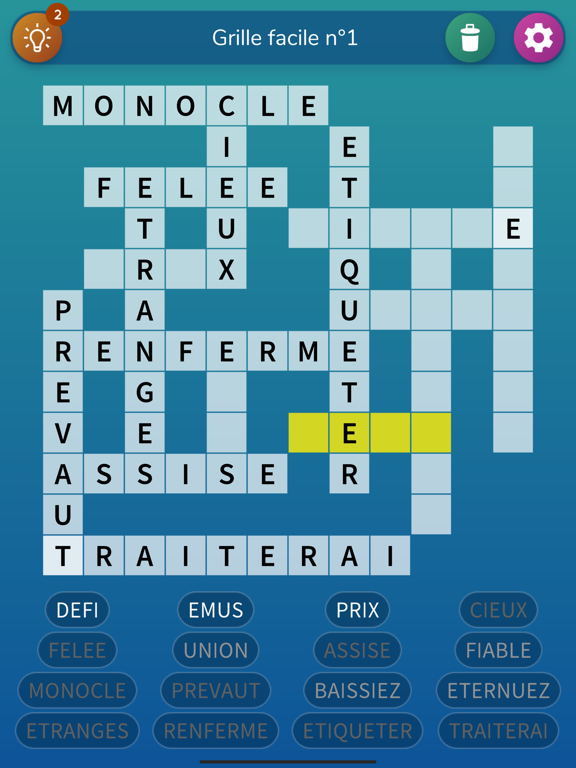 Screenshot #4 pour Mots Casés: Grilles illimitées