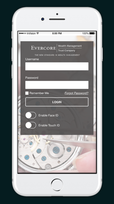 Evercore Wealth & Trust Screenshot