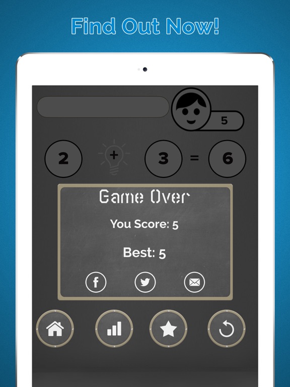 Screenshot #6 pour YOU STUPID : peak math game