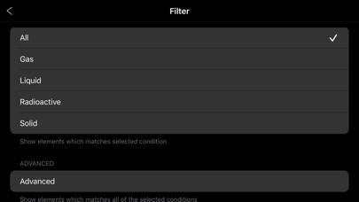 Periodic Table+ iPhone screenshot 6 - Education app