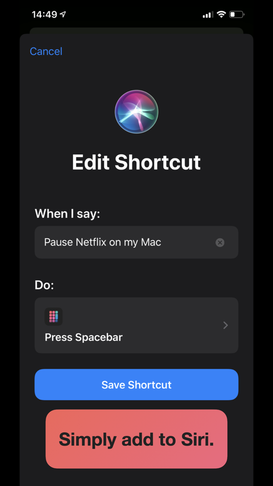 #2. Shortcut Remote Control (macOS) بواسطة: riedel.wtf apps S.L.