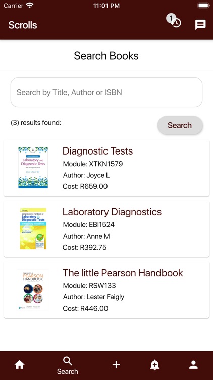 Scrolls - The textbook app