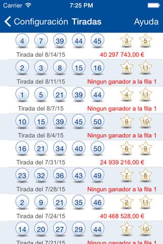 Gagner à Euro Millions screenshot 2