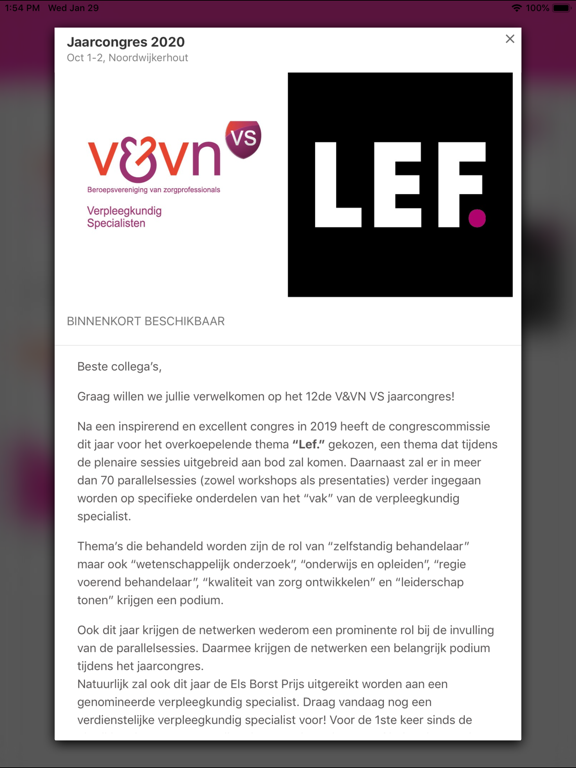Screenshot #6 pour Jaarcongres V&VN VS