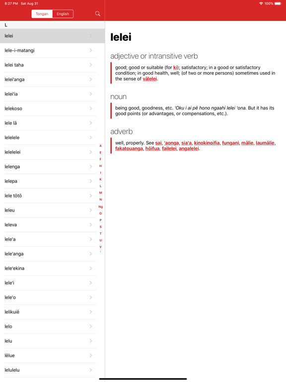 Tongan-English Dictionaryのおすすめ画像1