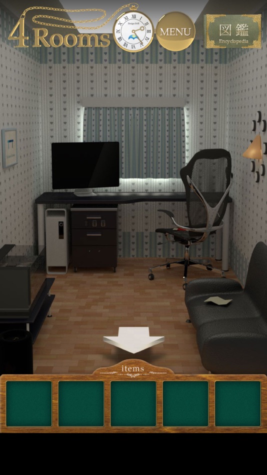 #5. 脱出ゲーム 4Rooms (iOS) 由: makoto yanagisawa