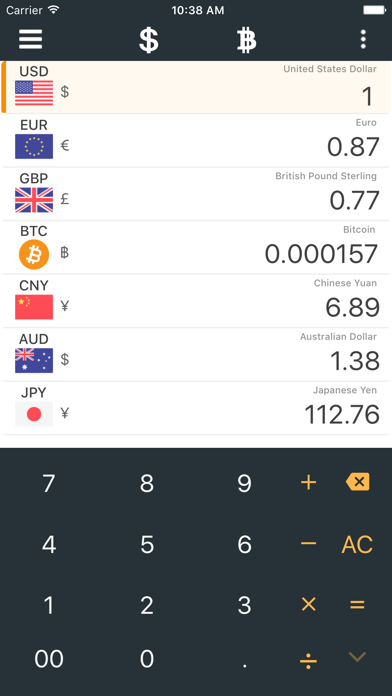 Currency And Crypto Converter screenshot 3