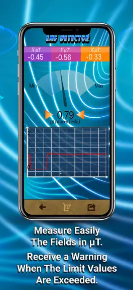 Game screenshot Electromagnetic Detector EMF apk