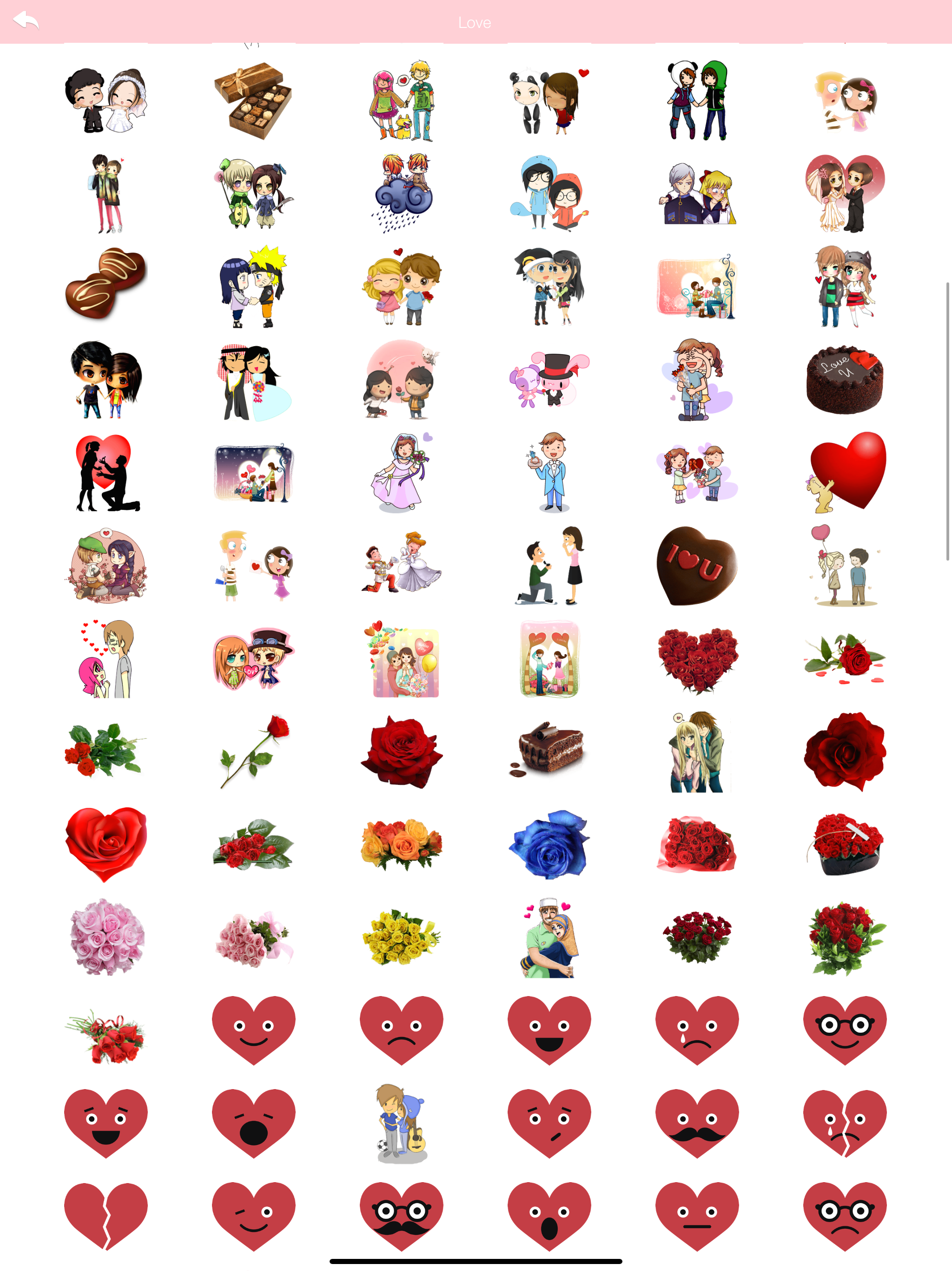 LOVE Stickers & Emoji Art