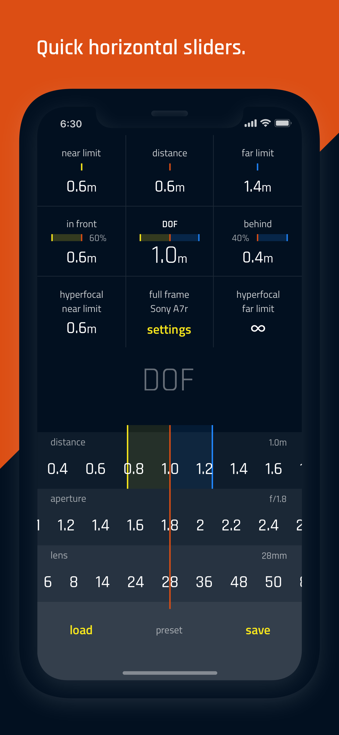 DOF Pro screenshot 3