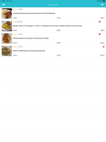 Sigfood.de iPad screenshot