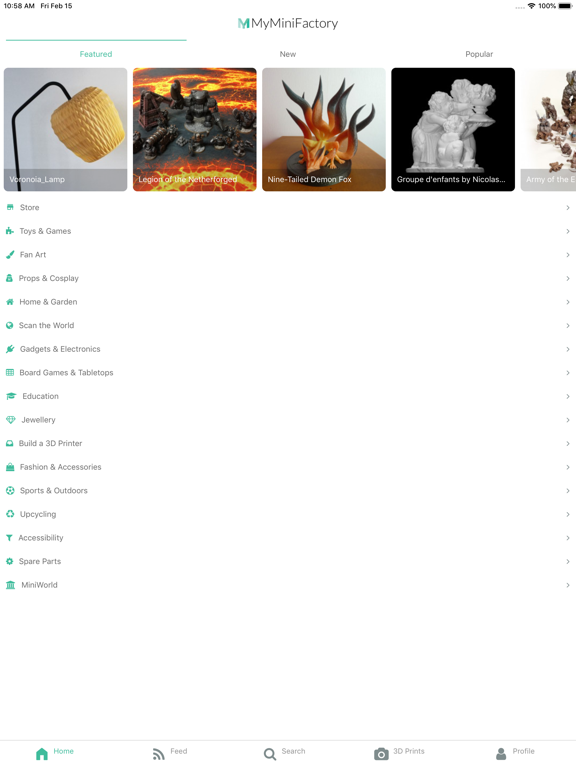Screenshot #4 pour MyMiniFactory - 3D Print Files