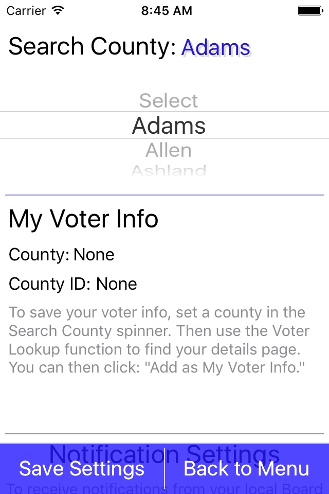 Ohio Voter Info screenshot 2