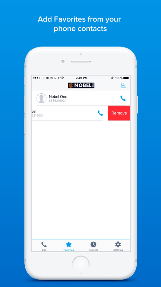 #2. Nobel One Dialer (iOS) 由: Nobel Ltd.