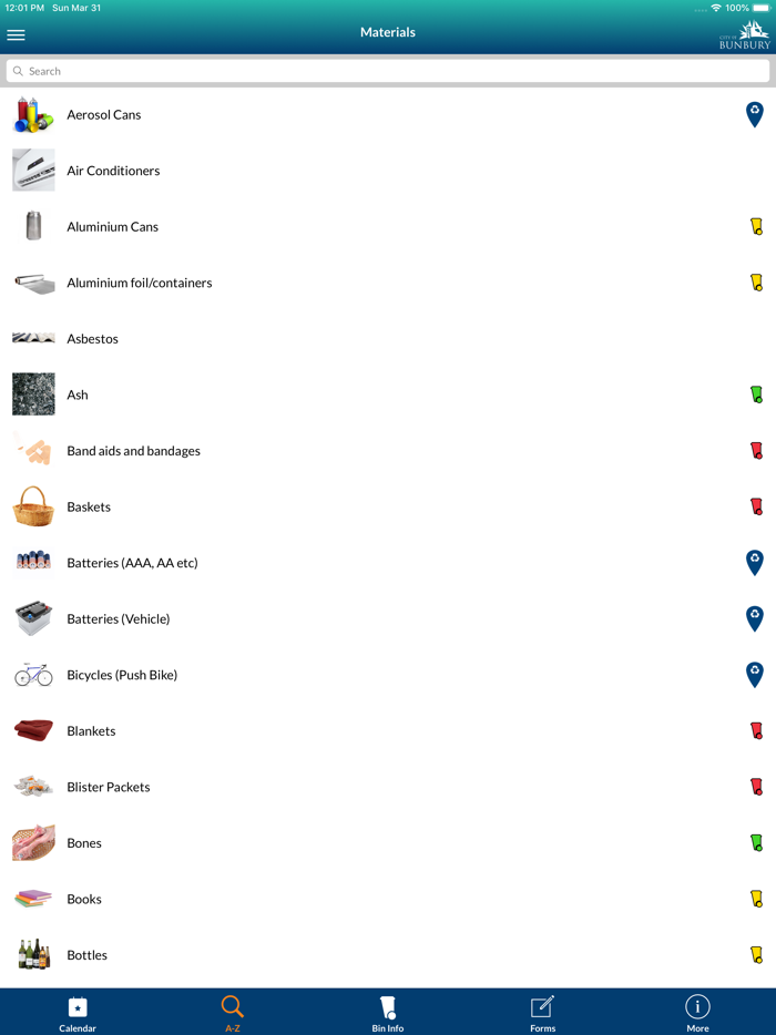 City of Bunbury My 3 Bins