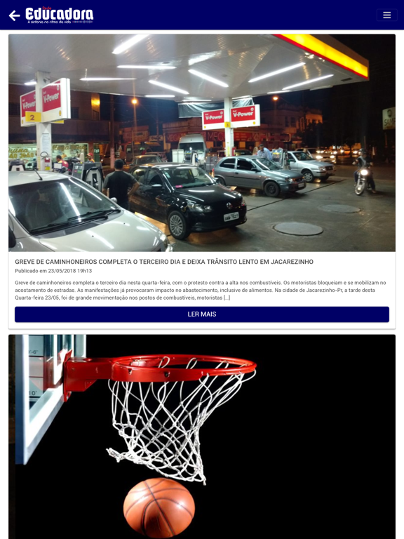 Rede Educadora FM iPad screenshot 4 - News app