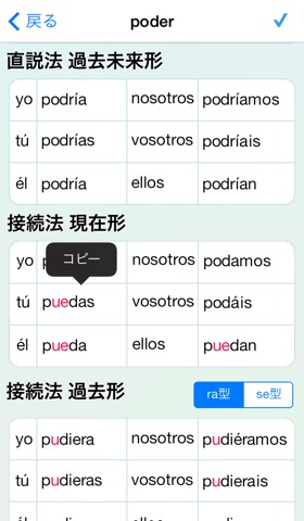 スペイン語動詞活用 Liteのおすすめ画像3