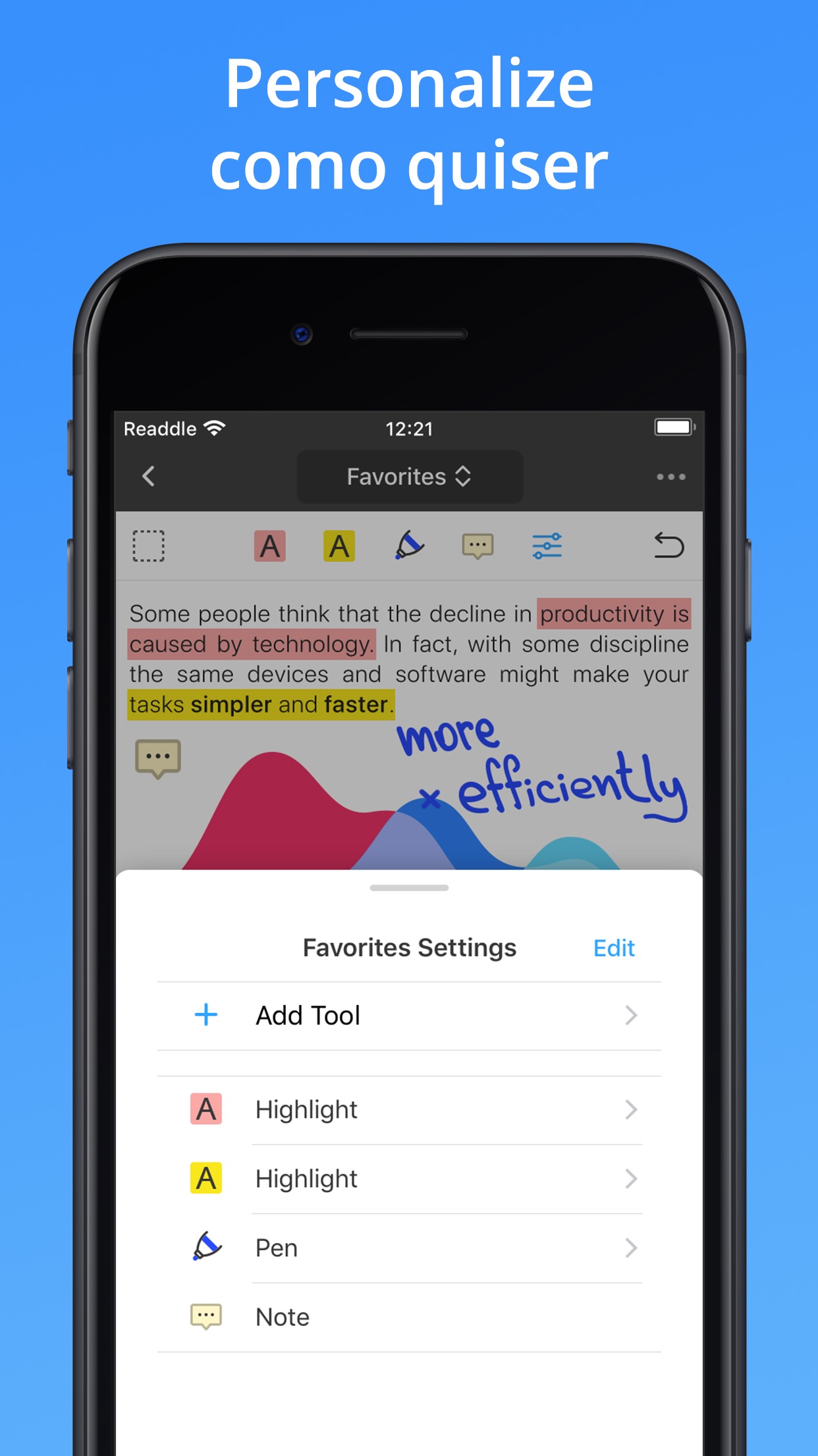 Screenshot do app PDF Expert 7: editar PDF
