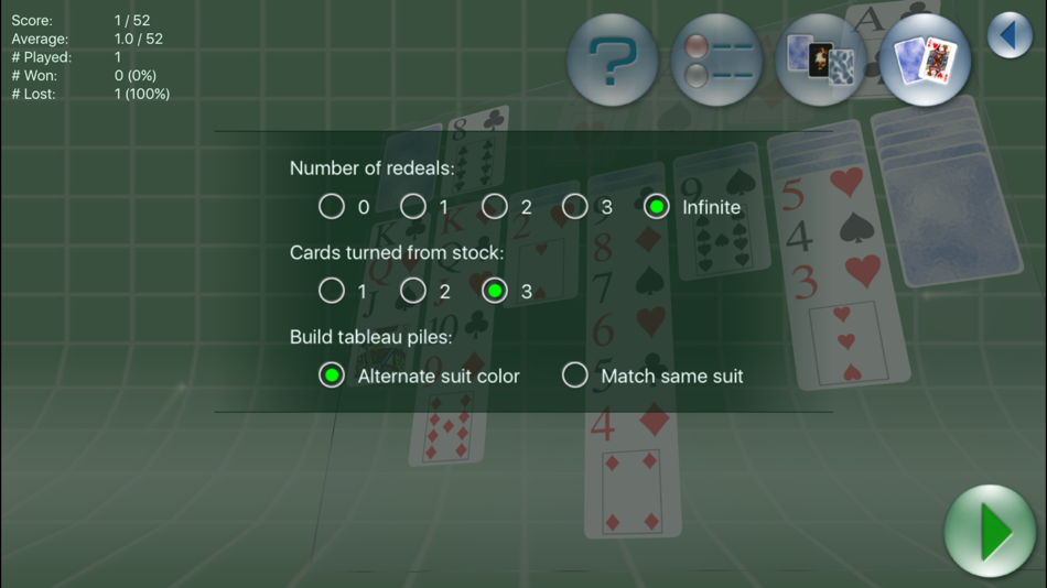 #2. Klondike Forever (iOS) 由: Solitaire Forever