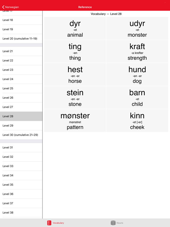 LP Norwegian iPad screenshot 5 - Education app