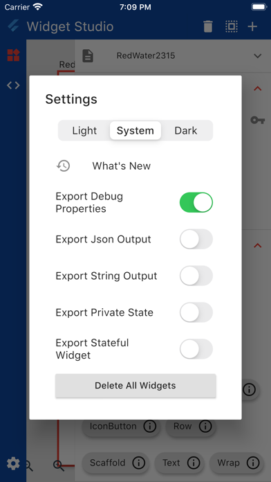 Screenshot #3 pour Widget Studio
